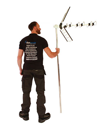 aerial man Cirencester 
